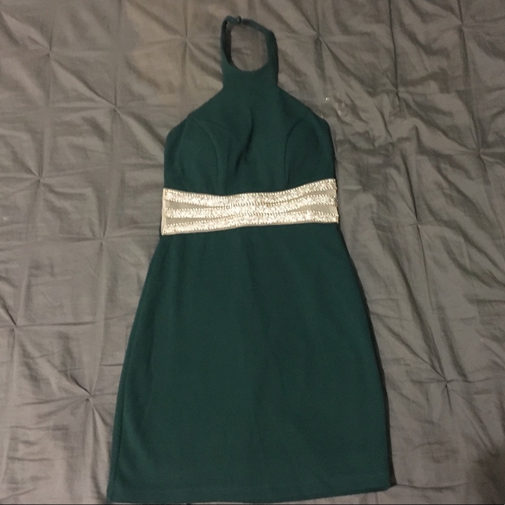 Green Cocktail Dress